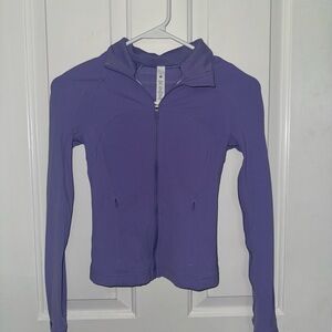 Lululemon Nulu Cropped Define Jacket in Dark Lavender